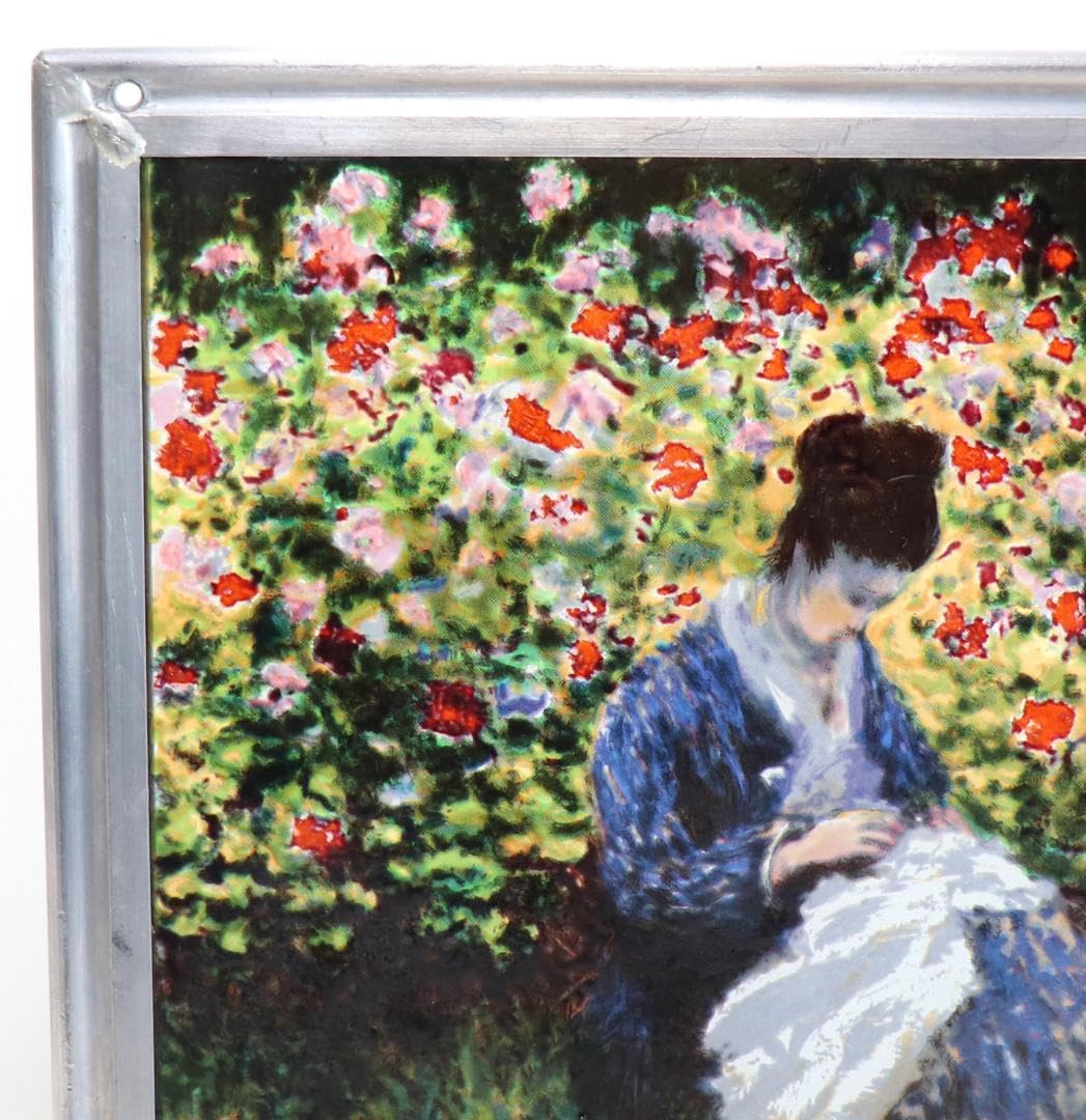 モネ ステンドグラス カミーユと子供ボストン美術館グラスマスターズ モネ夫人と子ども ヴィンテージ ステンドグラス クロード・モネ